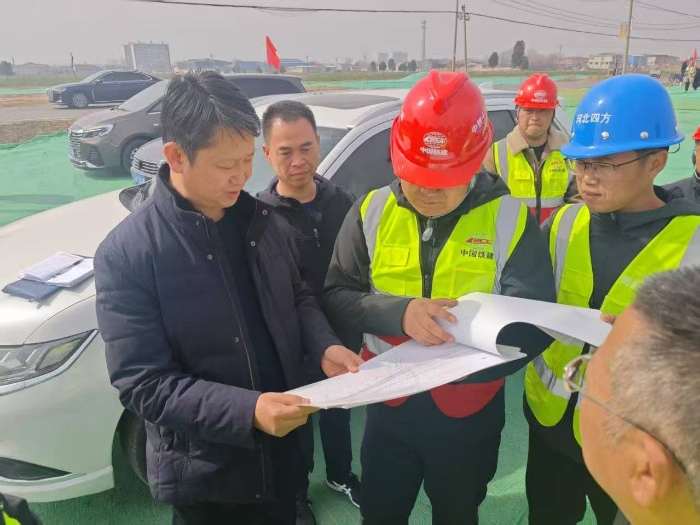 2025-3-14石安分公司督导新增互通项目建设（左1陈园明）